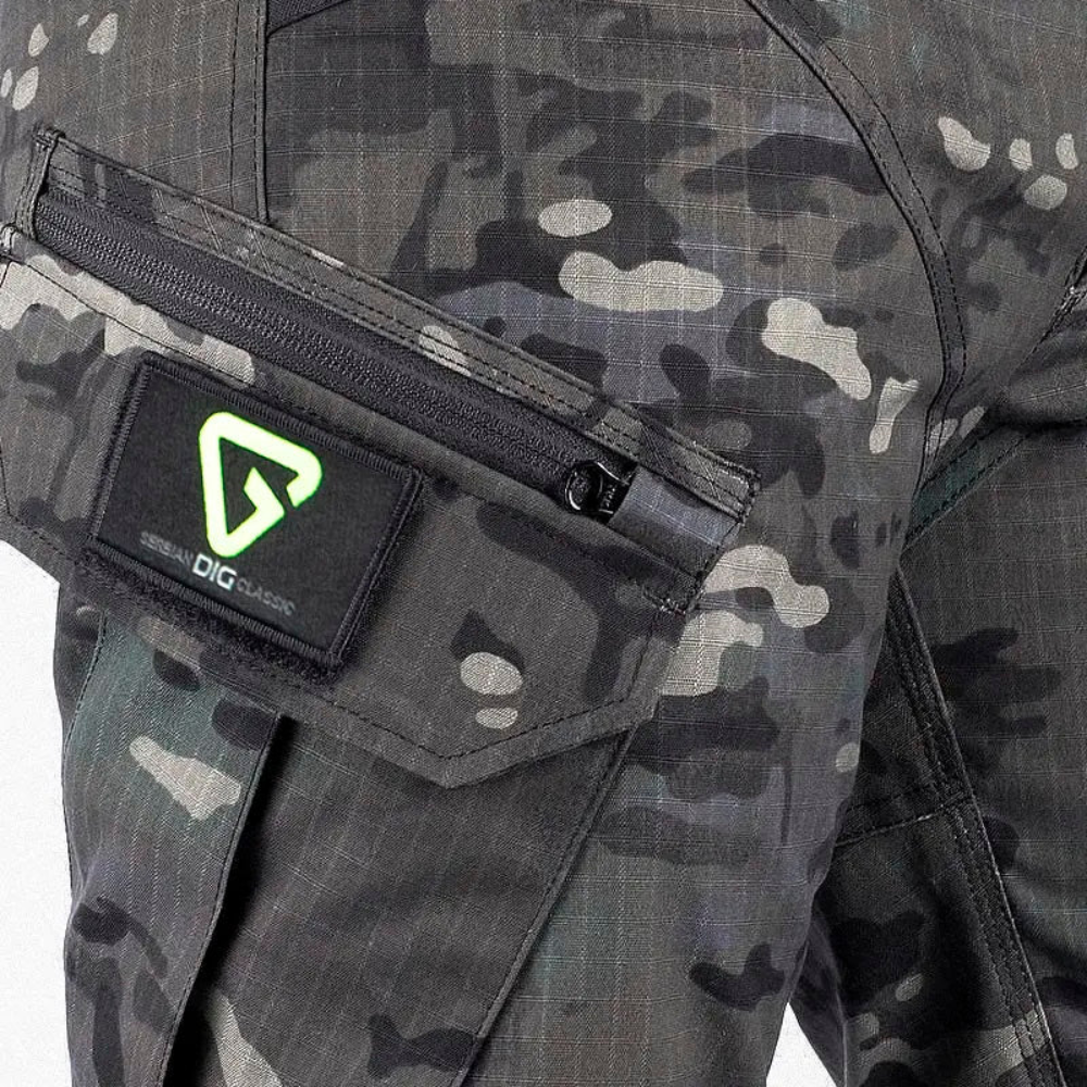 [3×2] Pantalones Tácticos Vektor Shadow — Ripstop/Poliéster + REGALOS: Reloj táctico, cinturón y riñonera