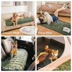 PlushGuard™ – Protector de Sofá Ultrasuave para Mascotas | Franela Premium, Antideslizante y Lavable
