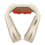 Massageador Shiatsu 3D Elétrico com Aquecimento – 8 Nódulos, 3 Níveis de Intensidade - KneadBlaze™