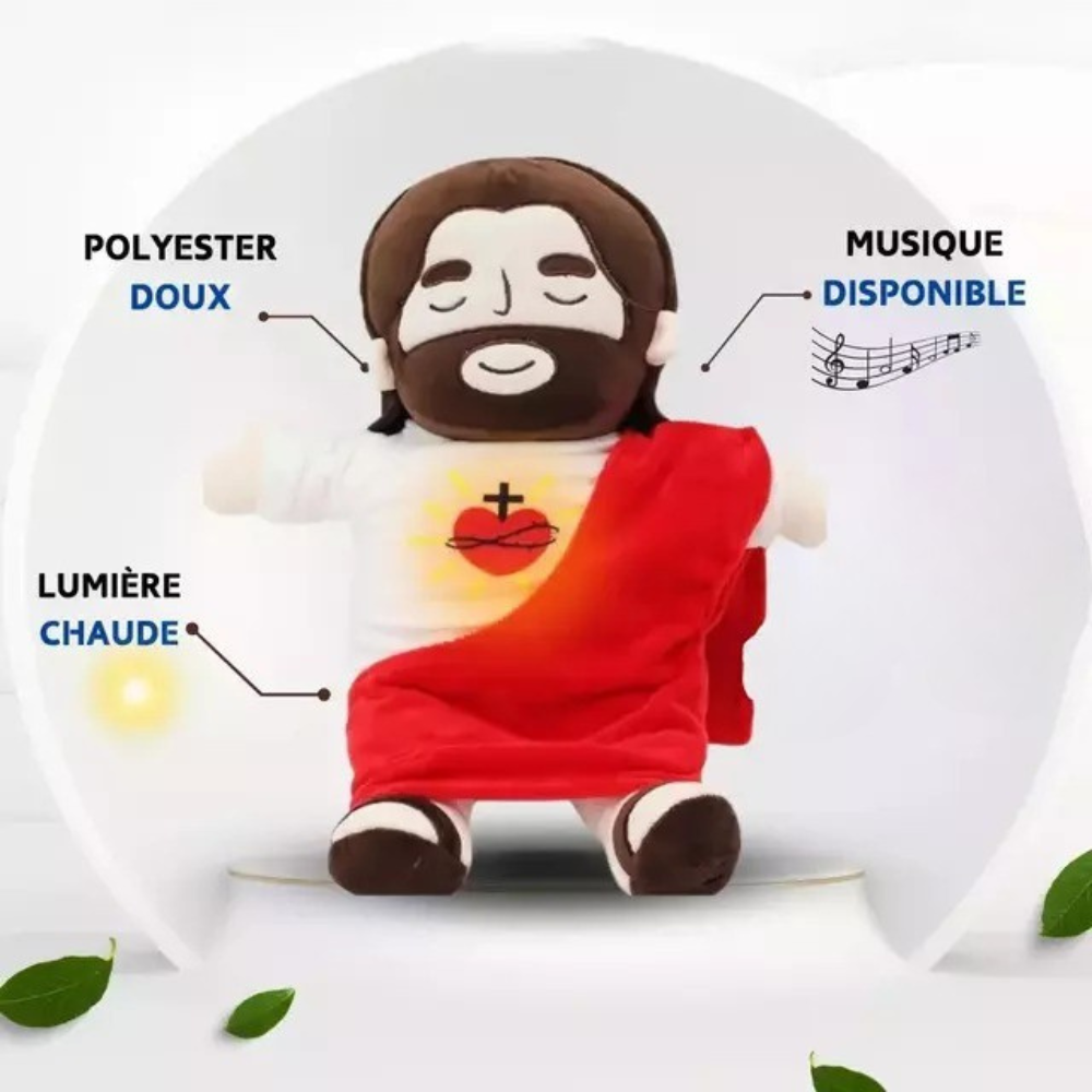 Peluche Jesús Sereno: Siente la Paz, Abraza el Amor