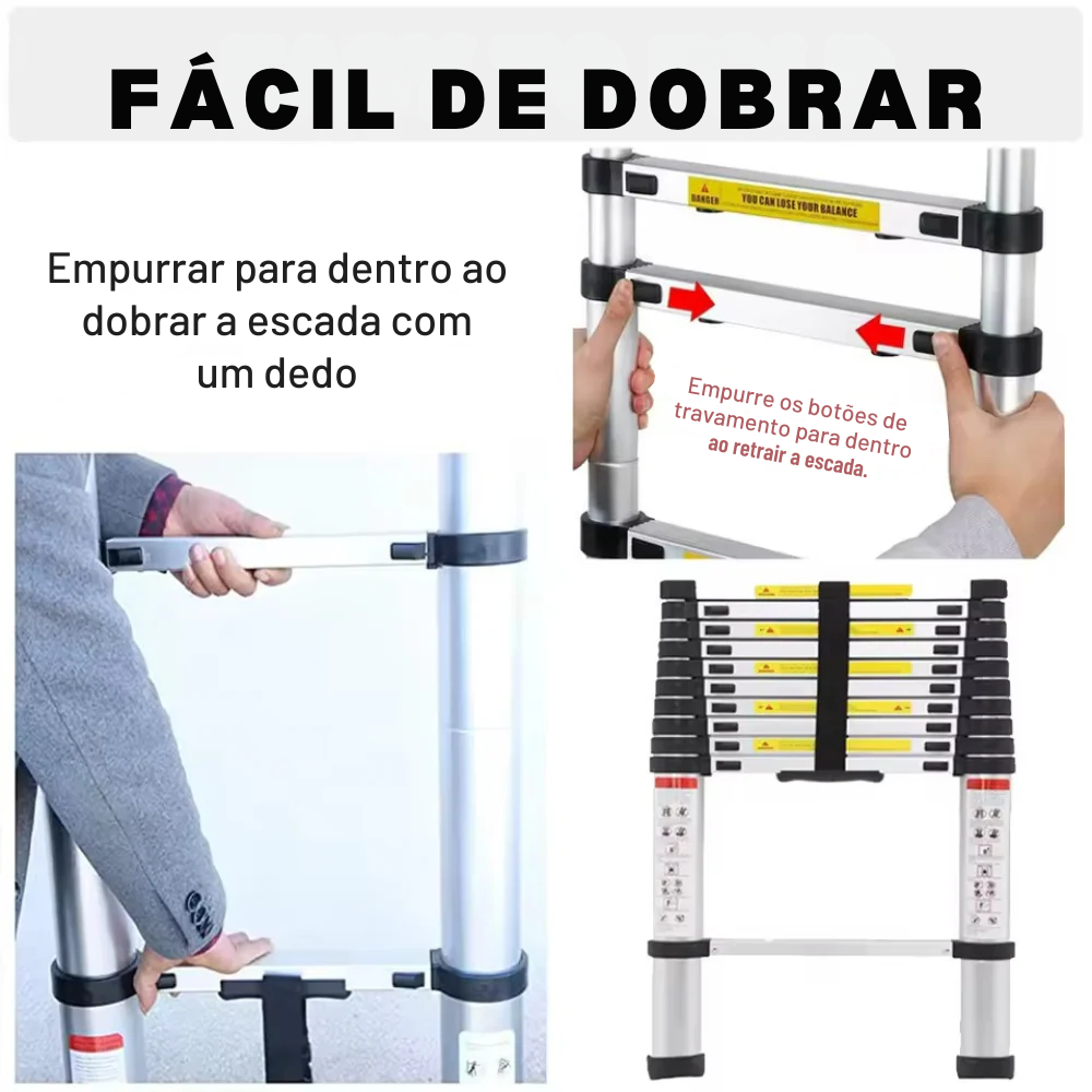 TitanLadder™ — Força e segurança em cada degrau.