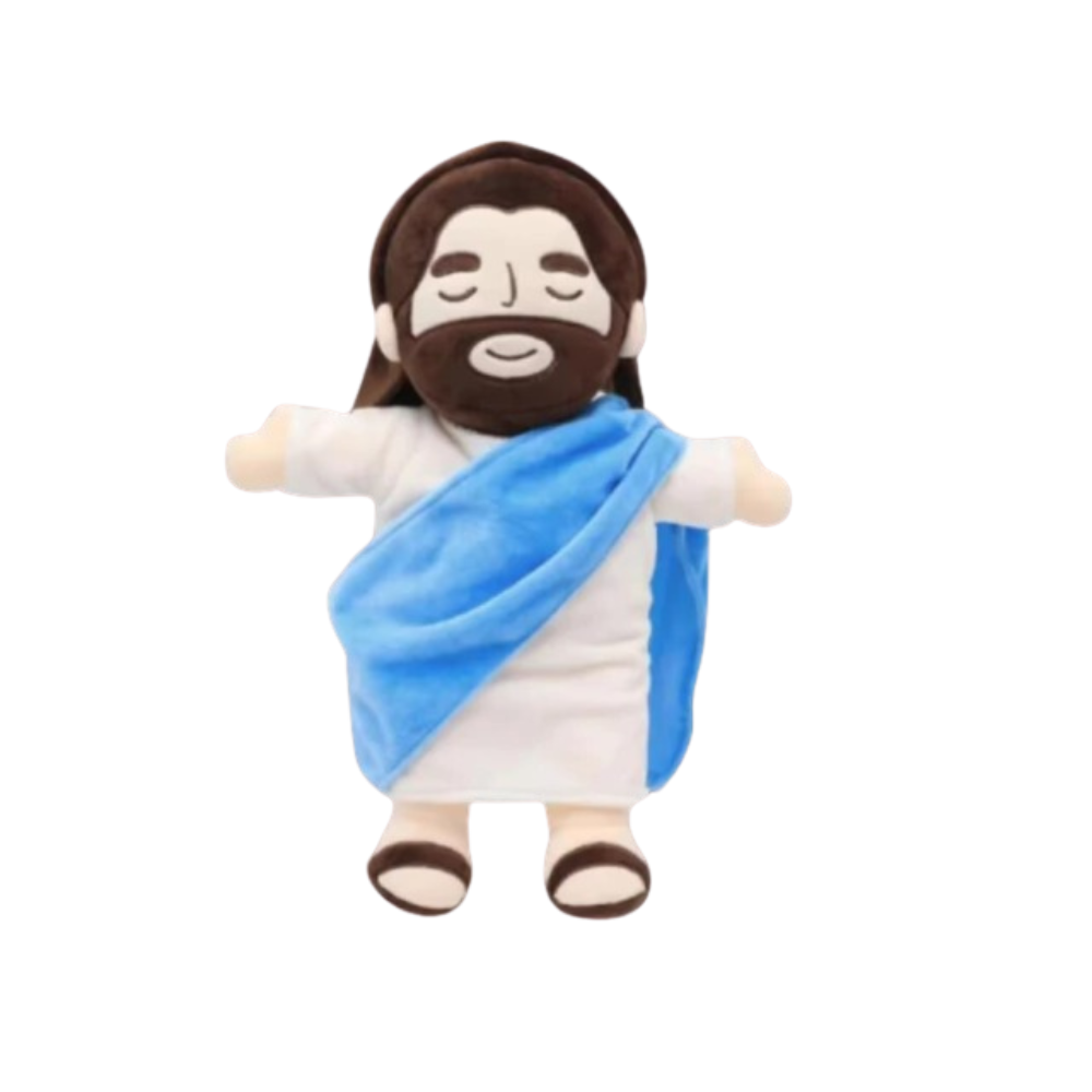 Peluche Jesús Sereno: Siente la Paz, Abraza el Amor