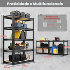 flexirack™: Estante Metálica Ajustável