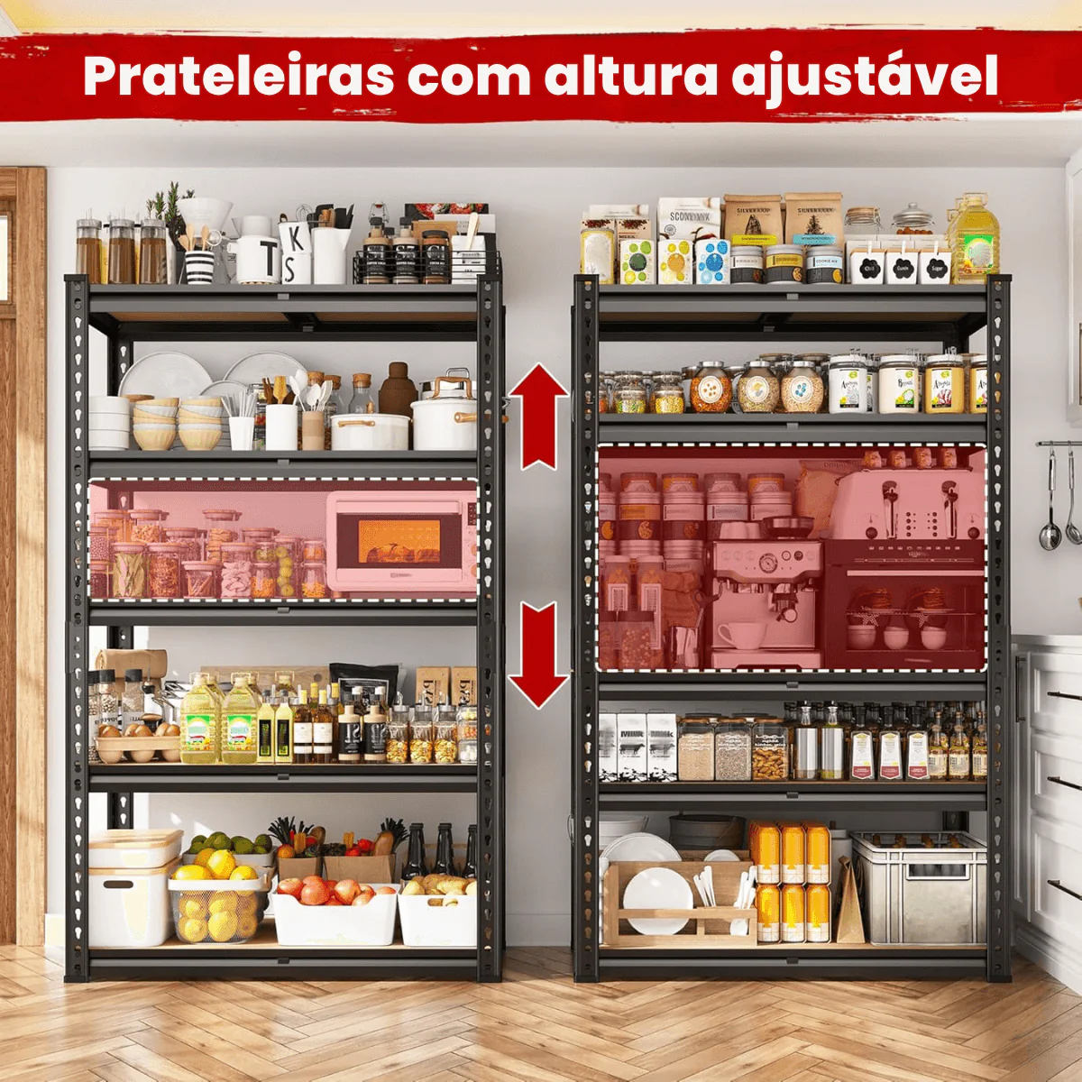 flexirack™: Estante Metálica Ajustável