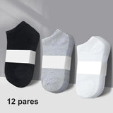 Kit 12 pares de meia masculina