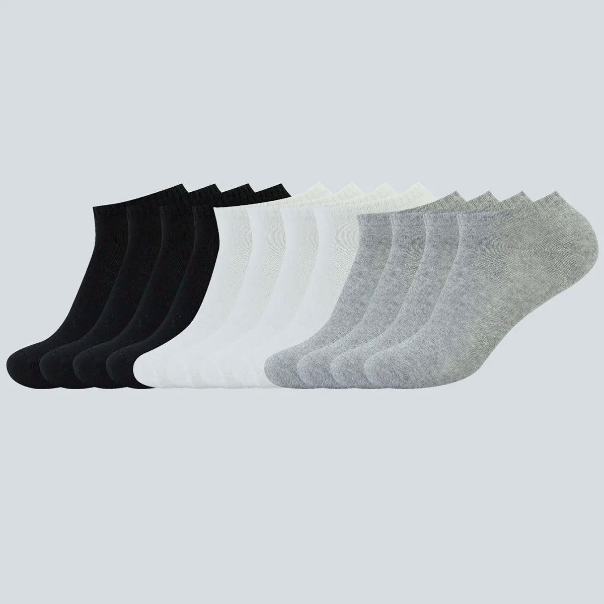 Kit 12 pares de meia masculina