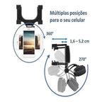 Suporte para Carro Rotação 360° - Tecnologia Inovadora e Qualidade Zeppy para Máxima Praticidade!